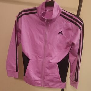 Adidas Lavender and Black Track Jacket